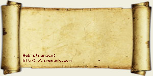 Jesenka Maksić vizit kartica